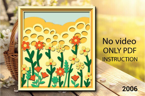 Download Mother's Day Spring Floral Frame SVG2006 - Floral Collection
