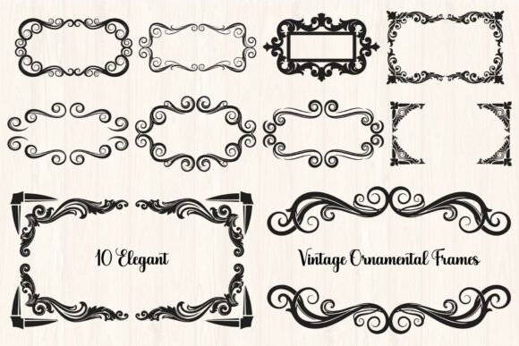 Download Vintage Floral Ornament - Floral Collection