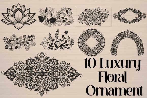 Download Vintage Floral Ornament - Floral Collection