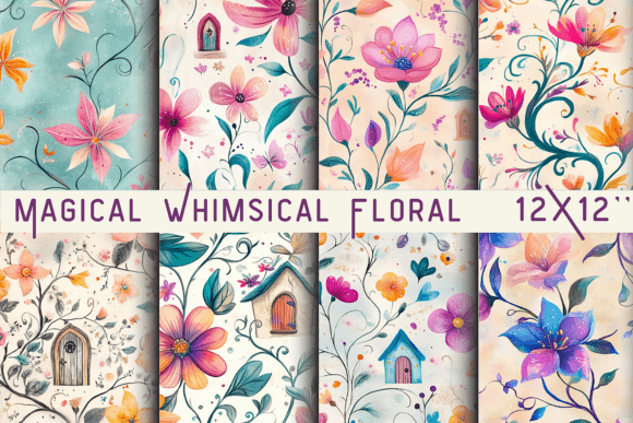 Download Magical Whimsical Floral Wallpaper - Floral Collection