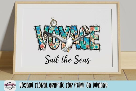 Download Voyage Floral Graphic for Print on Demand - Floral Collection