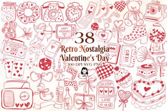 Download Retro Nostalgia Valentine's Day SVG - Valentine's day svg Collection